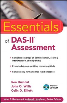 Essentials of DAS-II Assessment (Essentials of Psychological Assessment)