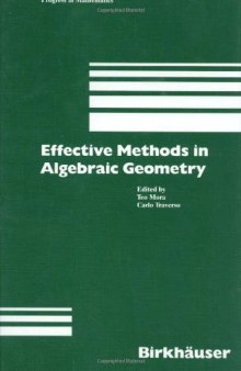 Effective Methods in Algebraic Geometry