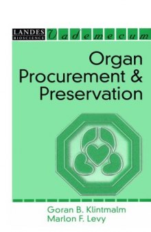 Organ Procurement and Preservation (Vademecum)
