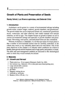 Arabidopsis Protocols (Methods in Molecular Biology (Cloth)) 