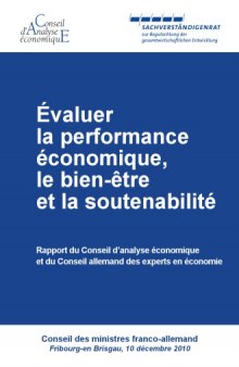 Evaluer la performance economique, le bien-etre et la soutenabilite (CAE n° 95 - franco-allemand)
