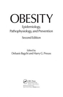 Obesity : epidemiology, pathophysiology, and prevention