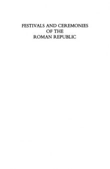 Festivals and Ceremonies of the Roman Republic  