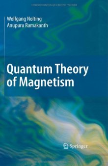 Quantum theory of magnetism