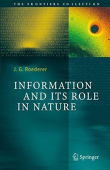 Information and its role in nature