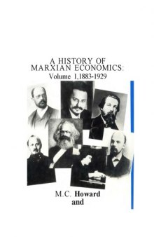 A History of Marxian Economics, 1883-1929 (Volume I)  