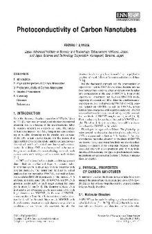 Photoconductivity of Carbon Nanotubes