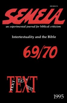 Semeia 69-70: Intertextuality and the Bible