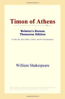 Timon of Athens (Webster's Korean Thesaurus Edition)