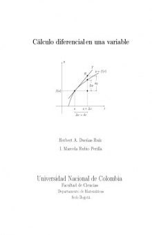 Colección  Notas de clase, Cálculo  diferencial en una variable