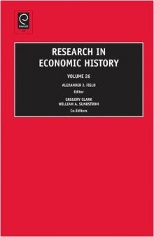 Research in Economic History Volume 26
