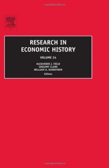 Research in Economic History, Volume 24 