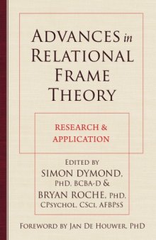 Advances in Relational Frame Theory: Research and Application