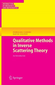 Qualitative Methods in Inverse Scattering Theory