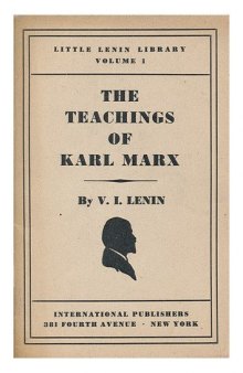 The teachings of Karl Marx   by V. I. Lenin