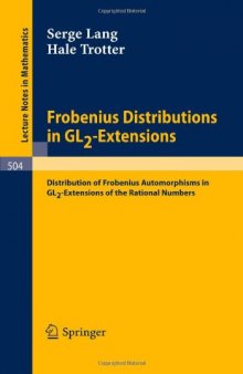 Frobenius distributions in GL2-extensions