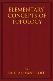 Elementary Concepts of Topology