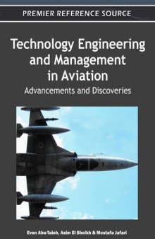 Technology Engineering and Management in Aviation: Advancements and Discoveries  