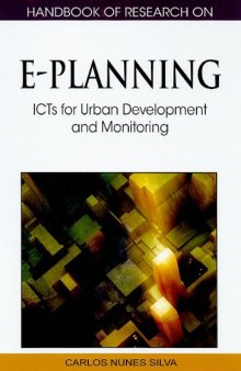 Handbook of Research on E-Planning: ICTs for Urban Development and Monitoring  