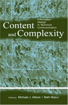 Content and Complexity: Information Design in Technical Communication