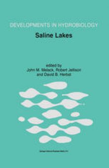 Saline Lakes: Publications from the 7th International Conference on Salt Lakes, held in Death Valley National Park, California, U.S.A., September 1999
