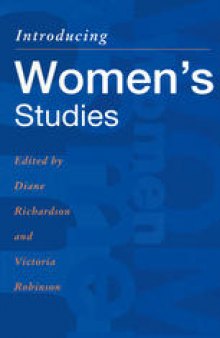 Introducing Women’s Studies: Feminist theory and practice