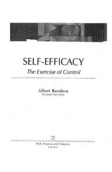 Self-Efficacy: The Exercise of Control