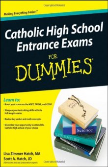 Catholic High School Entrance Exams For Dummies (For Dummies (Career Education))