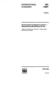 ISO 14001-2004 Environmental Management Systems: Requirements with Guidance for Use