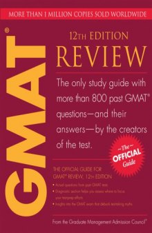 The official guide for gmat review, 12th edition