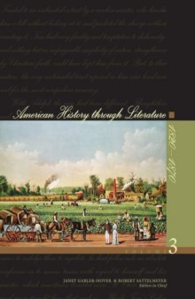 American History Through Literature: 1820-1870, Volume 1
