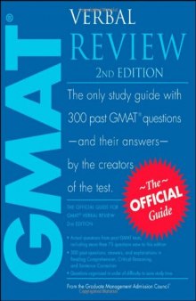 The Official Guide for GMAT Verbal Review, 2nd Edition