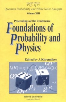 Foundations of Probability and Physics: Proceedings of the Conference 