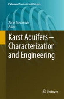 Karst Aquifers—Characterization and Engineering