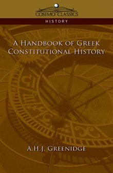 A Handbook of Greek Constitutional History