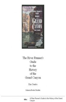 A river runner's guide to the history of the Grand Canyon