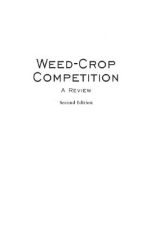 Weed-crop Competition: A Review