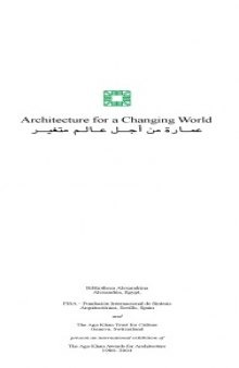Architecture for a Changing World