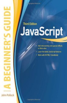 JavaScript, A Beginner's Guide, Third Edition (Beginner's Guide  (Osborne Mcgraw Hill))