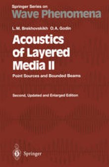 Acoustics of Layered Media II: Point Sources and Bounded Beams