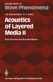 Acoustics of Layered Media II: Point Sources and Bounded Beams