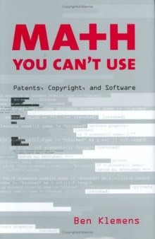 Math You Can't Use: Patents, Copyright, and Software