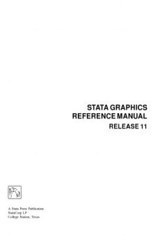 Stata Graphics Reference Manual-Release 11
