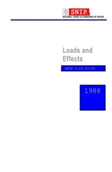 SNiP 2.01.07-85 Loads and Effects