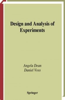 Design analysis of experiments