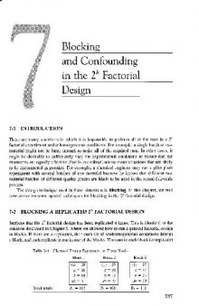 Design and Analysis of Experiments