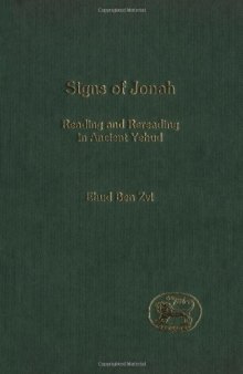 Signs of Jonah: Reading and Rereading in Ancient Yehud (JSOT Supplement)
