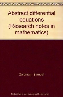 Abstract differential equations