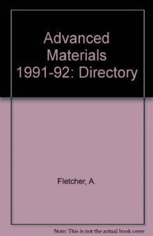 Advanced Materials 1991–1992. II. Directory