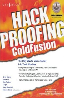 Hack proofing ColdFusion